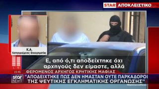 «Δεν είναι μέσα στα 700 στρέμματα της Εκκλησίας»: Νέο αποκαλυπτικό έγγραφο του φερόμενου αρχηγού για τη μαφία της Κρήτης