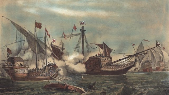 Σαν σήμερα, 28 Σεπτεμβρίου 1538: Ο Oθωμανικός στόλος καταναυμαχεί τον Xριστιανικό με τη βοήθεια του ανέμου