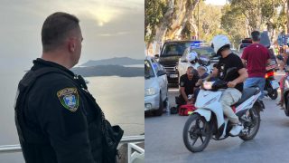 «Οι υπηρεσίες πρώτης γραμμής εκπαιδεύονται κάθε εξάμηνο», είπε ο αστυνομικός που με ΚΑΡΠΑ έσωσε συνάνθρωπό του στη Σαντορίνη