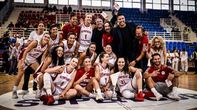 Ολυμπιακός – ΠΑΣ Γιάννινα 74-30: Το πρώτο Super Cup Γυναικών στην ιστορία