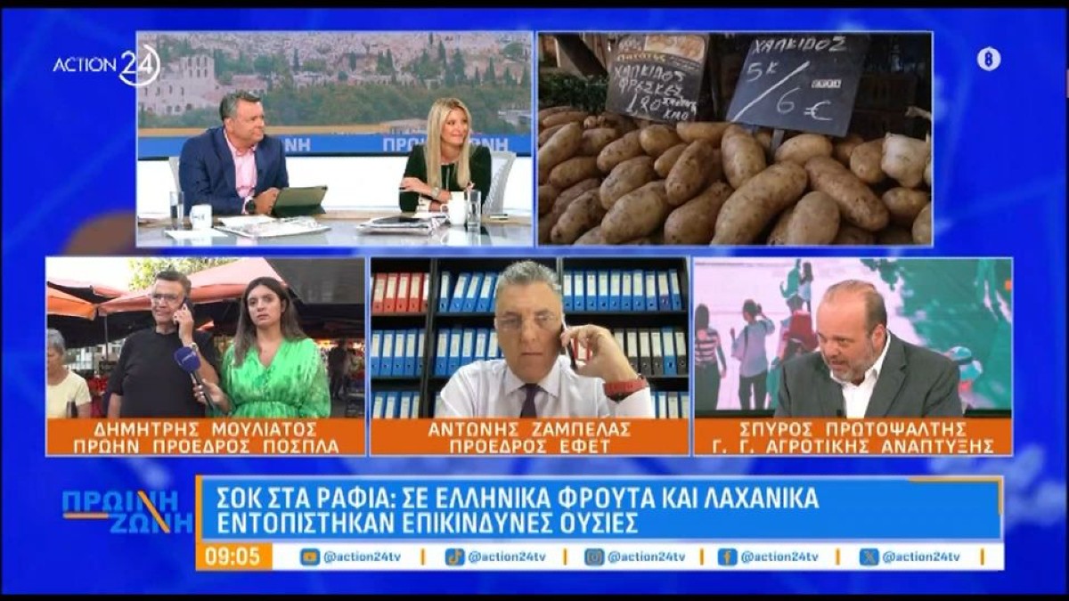 Συναγερμός για επικίνδυνες ουσίες σε ελληνικά φρούτα και λαχανικά – Στο «μικροσκόπιο» και τα εισαγόμενα προϊόντα