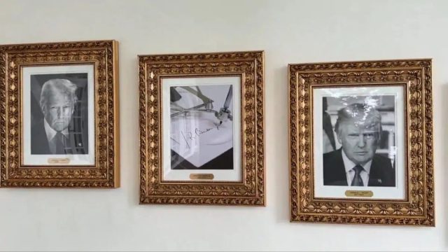 Ντόναλντ Τραμπ: Αφαίρεσε το πορτρέτο του Μπάιντεν από τη «Προεδρική Λεωφόρο της Δόξας»