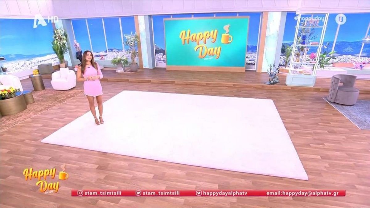 Happy Day: Πρεμιέρα για την Σταματίνα Τσιμτσιλή – «Πρώτη καλημέρα της σεζόν»