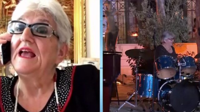 Viral ελληνίδα γιαγιά στο TikTok παίζει ντραμς και τρελαίνει κόσμο