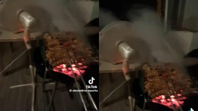 Άνδρας ψήνει σουβλάκια και καίει όλο το TikTok – Τι έκανε για να θυμώσει τον γείτονά του
