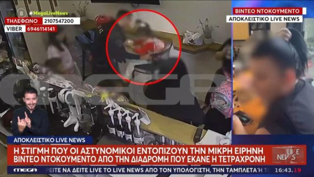 Αχαρνών: Πώς οι αστυνομικοί βρήκαν την 4χρονη που περιπλανιόταν μόνη της – Έκαναν 25 λεπτά να αντιληφθούν από το σχολείο ότι την έχασαν