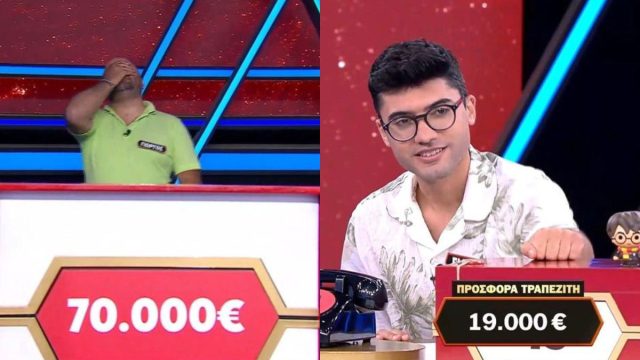 Deal: Ο Γιάννης άκουσε το ένστικτό του, κέρδισε 19.000€ και δικαιώθηκε κάνοντας το τέλειο παιχνίδι (video)