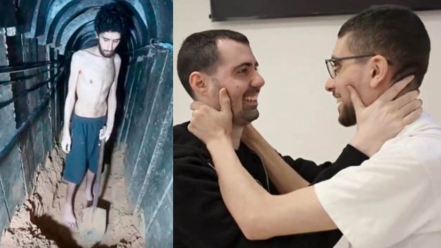Συγκίνηση: Στην αγκαλιά της οικογένειας του ο Ισραηλινός που εξαναγκάστηκε από τη Χαμάς να σκάψει τον τάφο του