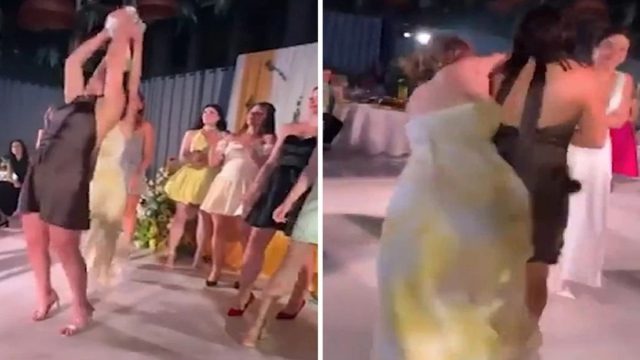 Μαλλιοτραβήγματα για μια ανθοδέσμη: Ο γάμος μετατράπηκε σε… ρινγκ ανάμεσα σε δύο υποψήφιες νύφες