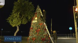 Τέλη Οκτώβρη με άρωμα… μελομακάρονου: Στολίστηκε το πρώτο δέντρο στο κέντρο της Θεσσαλονίκης