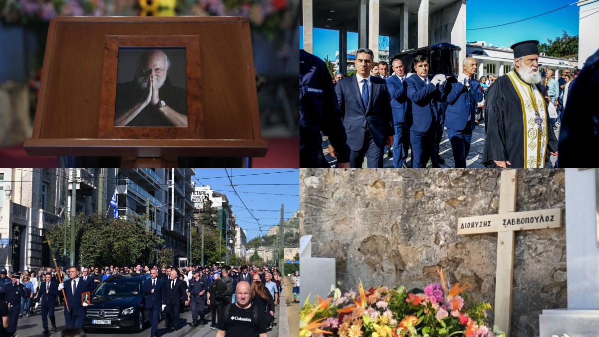 Ο Διονύσης Σαββόπουλος πέρασε στην αιωνιότητα: Εικόνες και βίντεο από την κηδεία, το σημείο όπου ετάφη ο τραγουδοποιός