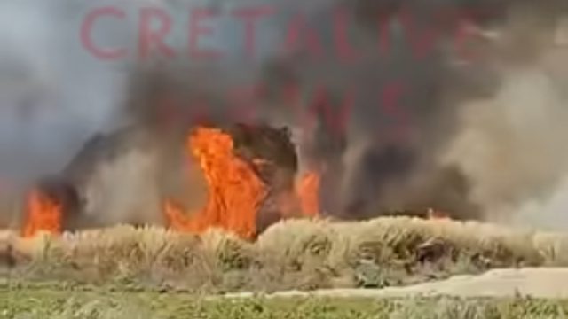 Κρήτη: Φωτιά στις Μαλάδες Ηρακλείου – Εστάλη μήνυμα από το 112