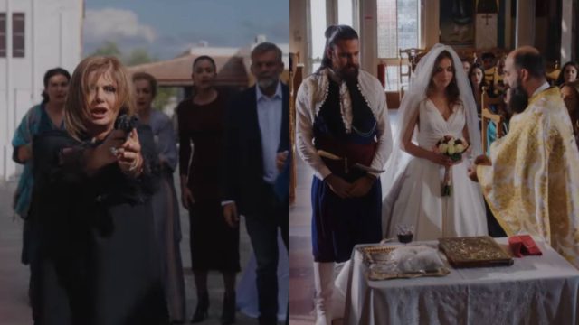 Η Γη της Ελιάς (24/10): Η Ασπασία πυροβολεί τον Δημοσθένη στον γάμο της Δάφνης – Σκηνές τρόμου και ουρλιαχτά