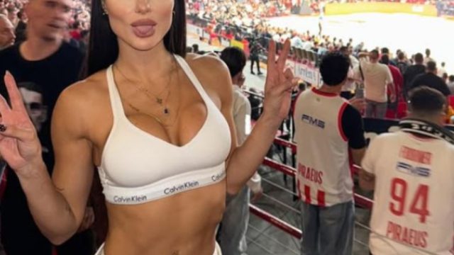 Κόπηκε από το GNTM και έκανε αποκαλυπτική εμφάνιση στον Ολυμπιακό! (ΦΩΤΟ)