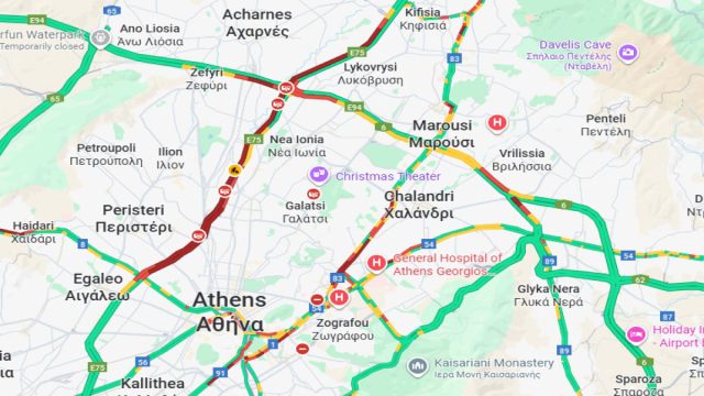 Κίνηση 3/10: Πέντε τροχαία στην κάθοδο – Κυκλοφοριακό «χάος» στους δρόμους