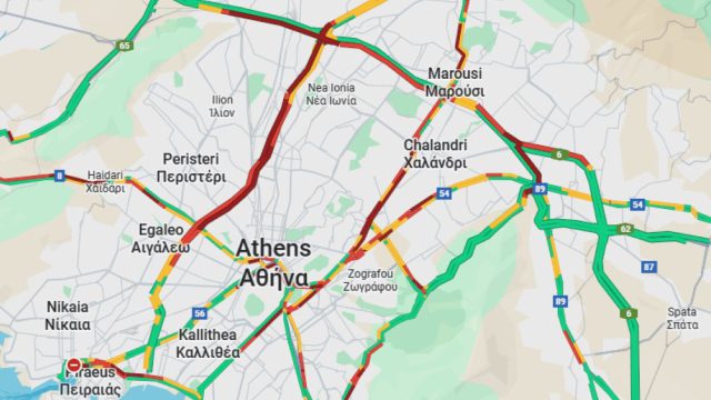 Κίνηση 21/10: Πρωινό μποτιλιάρισμα στους δρόμους της Αθήνας – Προβλήματα σε Κηφισό, Κηφισίας και Αττική Οδό