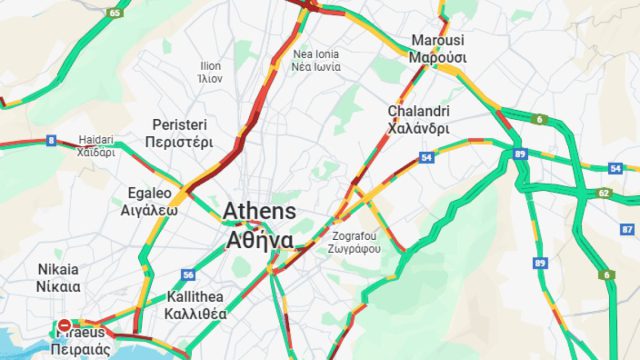 Κίνηση 22/10: Αθήνα «στο κόκκινο» – Προβλήματα σε Κηφισό και Αττική Οδό