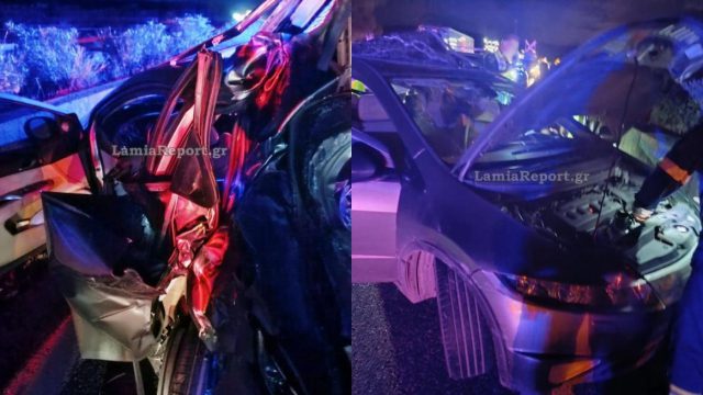 Τροχαίο στην Αθηνών – Λαμίας: Νταλίκα χτύπησε ακινητοποιημένο ΙΧ – Ένας 80χρονος τραυματίστηκε