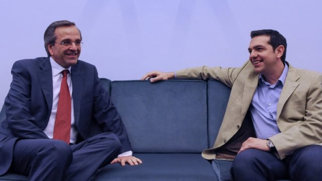 Διέρρευσε κρυφή δημοσκόπηση: «Καταστροφή» για Σαμαρά-Τσίπρα