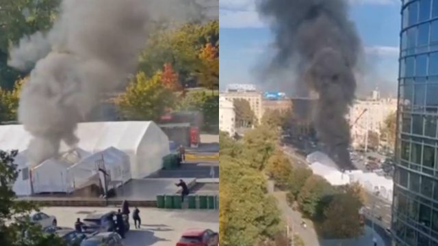 «Πέτα το όπλο!»: Πυροβολισμοί και τρόμος έξω από τη Βουλή στο Βελιγράδι
