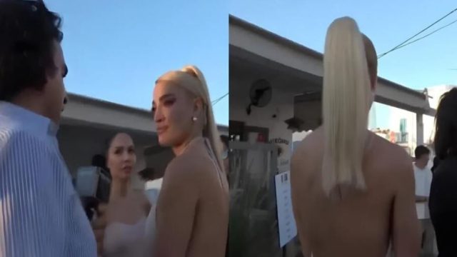 Χαμός με την Ιωάννα Τούνη και γνωστό δημοσιογράφο στη Μύκονο – Δείτε ΒΙΝΤΕΟ