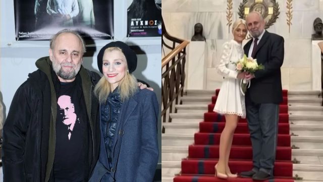 Παντρεύτηκαν ο Σωτήρης Χατζάκης και η Πολυξένη Μυλωνά – Οι φωτογραφίες από τον πολιτικό τους γάμο