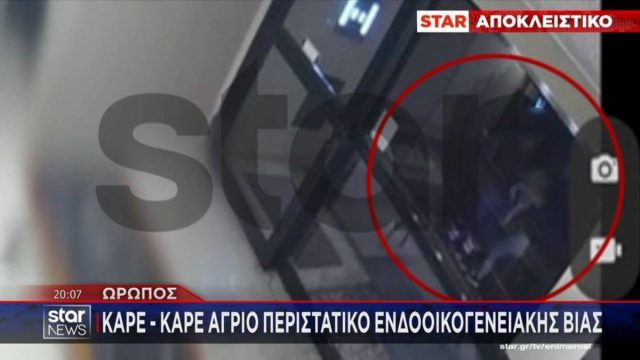 Σοκ στον Ωρωπό: Η στιγμή άγριου ξυλοδαρμού γυναίκας από τον εν διαστάσει σύζυγό της – Την χαστουκίζει και την τραβάει από τα μαλλιά
