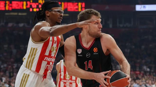 Ερυθρός Αστέρας – Ολυμπιακός 91-80: Έχασε την ερυθρόλευκη μάχη στο Βελιγράδι