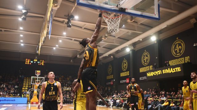Μαρούσι – ΑΕΚ 82-103: Μεγάλο διπλό για την Ένωση – «Καταιγιστικοί» οι Σίλβα, Γκρέι και Μπάρτλεϊ