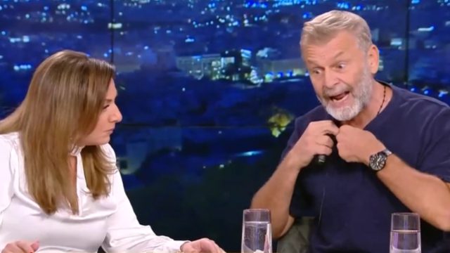 Απόστολος Γκλέτσος: Έφυγε έξαλλος από το πλατό του OPEN – «Σκοτώθηκε» με τη Μουτίδου