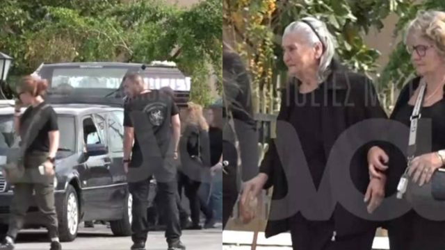 Σπαραγμός για τον χαμό της 56χρονης Ευαγγελίας στα Βορίζια: Τα πρώτα πλάνα από την κηδεία της στα Χανιά, τραγική φιγούρα η μητέρα της