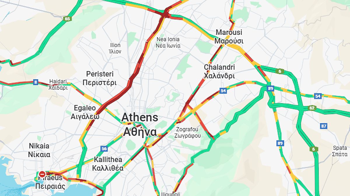 Κίνηση 27/11: «Κόλαση» στον Κηφισό λόγω βροχής – Μεγάλη ταλαιπωρία σε Λεωφόρο Αθηνών, κέντρο και Παραλιακή