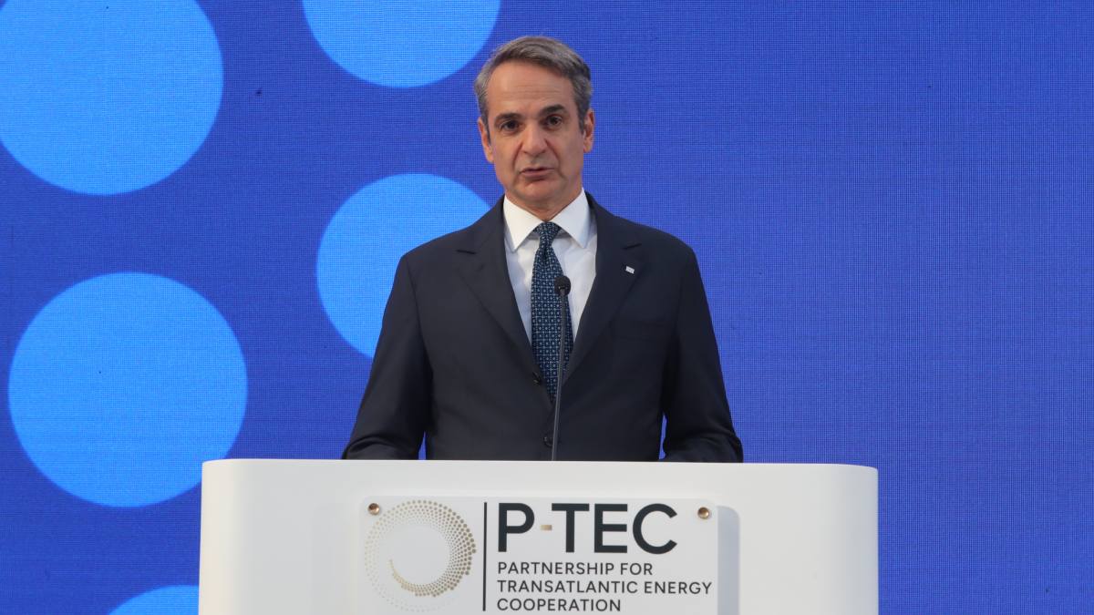 Μητσοτάκης από Ζάππειο: «Δεν γίνεται να μπαίνει αέριο στην Ευρώπη από την “πίσω πόρτα”, δηλαδή την Τουρκία»
