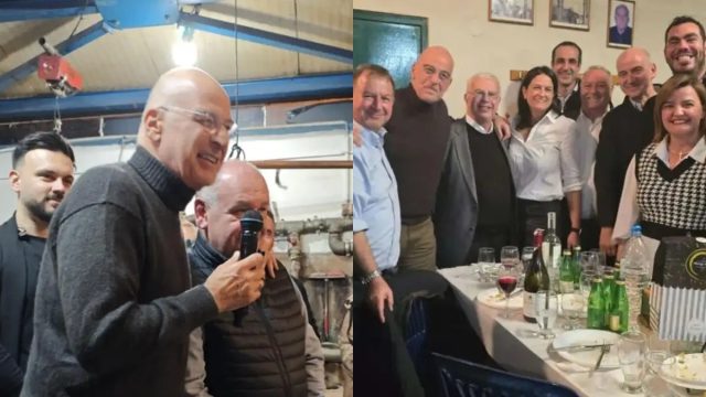 «Γαλάζιο» παραδοσιακό βράσιμο τσίπουρου στη Φλώρινα – Το «παρών» έδωσαν Δένδιας, Κεραμέως, Κέλλας