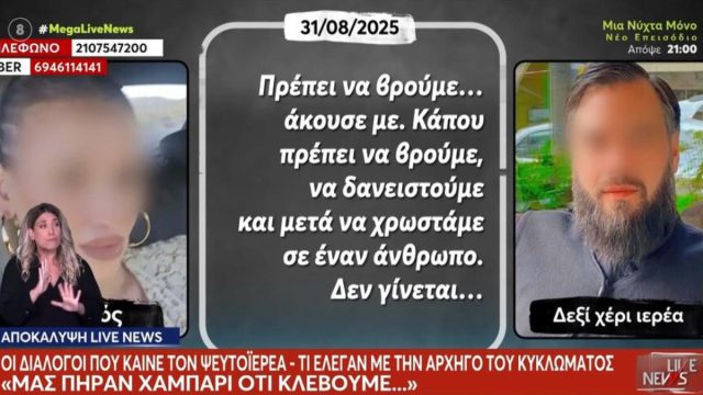 «Ελάτε να σας λύσω τα μάγια – Ναι και άρτο από την Παναγία»: Οι διάλογοι που «καίνε» τον απατεώνα ρασοφόρο