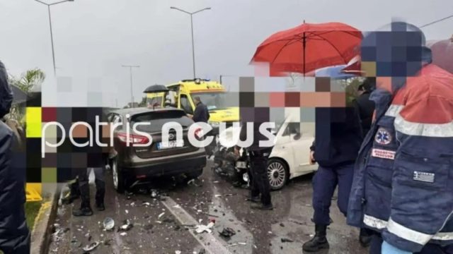 Σοβαρό τροχαίο στον Πύργο: Επτά τραυματίες, ανάμεσά τους ένα παιδί και ένα βρέφος