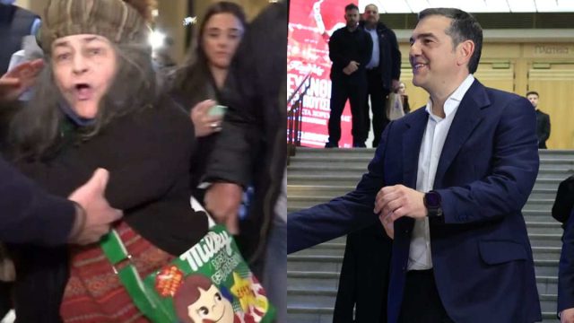 «Προδότη, πούλησες την Μακεδονία»: Show της Ελένης Λουκά στην παρουσίαση βιβλίου του Αλέξη Τσίπρα (video)