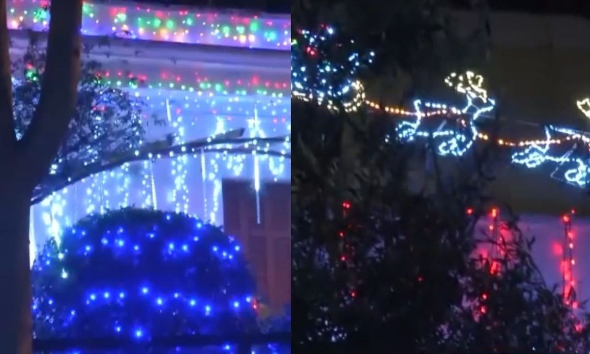 Το πιο Χριστουγεννιάτικο σπίτι της Αθήνας! Βρίσκεται στο Χαλάνδρι και είναι στολισμένο με 20.000 λαμπιόνια