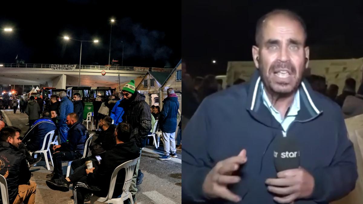 «Εγώ τα γαμ@ω όλα και τα σπάω»: Αγρότης επιτέθηκε φραστικά σε δημοσιογράφο του STAR στο Κάστρο Βοιωτίας – Ο απολογισμός των εντάσεων της Δευτέρας