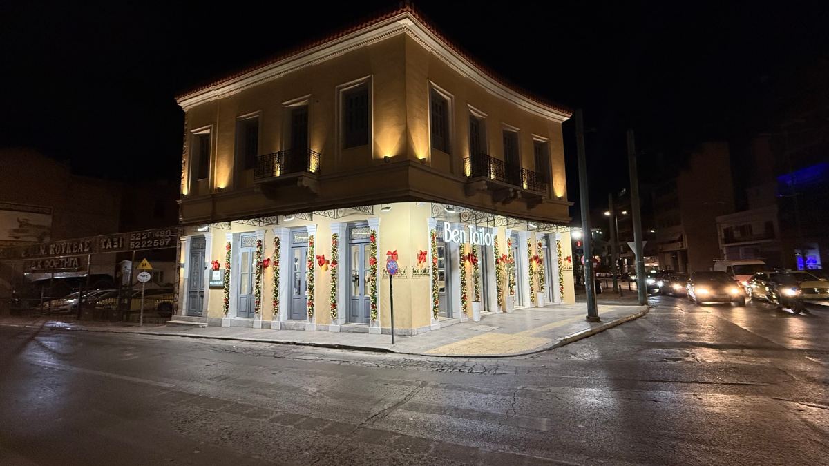 Ben Tailor, η πιο κομψή χριστουγεννιάτικη στάση στην Αχιλλέως 24