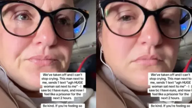 «Είναι τεράστια»: Επιβάτιδα  έγινε viral μετά από body-shaming μήνυμα συνεπιβάτη της (video)