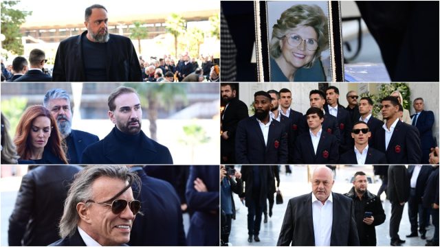 Κηδεία Ειρήνης Μαρινάκη: Πλήθος πολιτικών, αθλητών και εργαζόμενων του MEGA