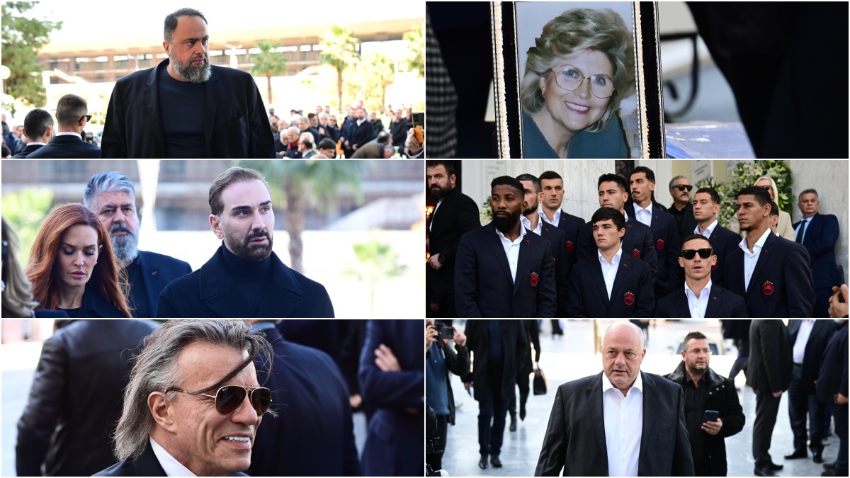 Κηδεία Ειρήνης Μαρινάκη: Πλήθος πολιτικών, αθλητών και εργαζόμενων του MEGA
