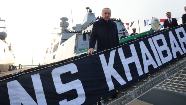 Ερντογάν σε τελετή παραλαβής υποβρυχίου και αποβατικού: Δεν έχουμε καμία βλέψη στα εδάφη κανενός