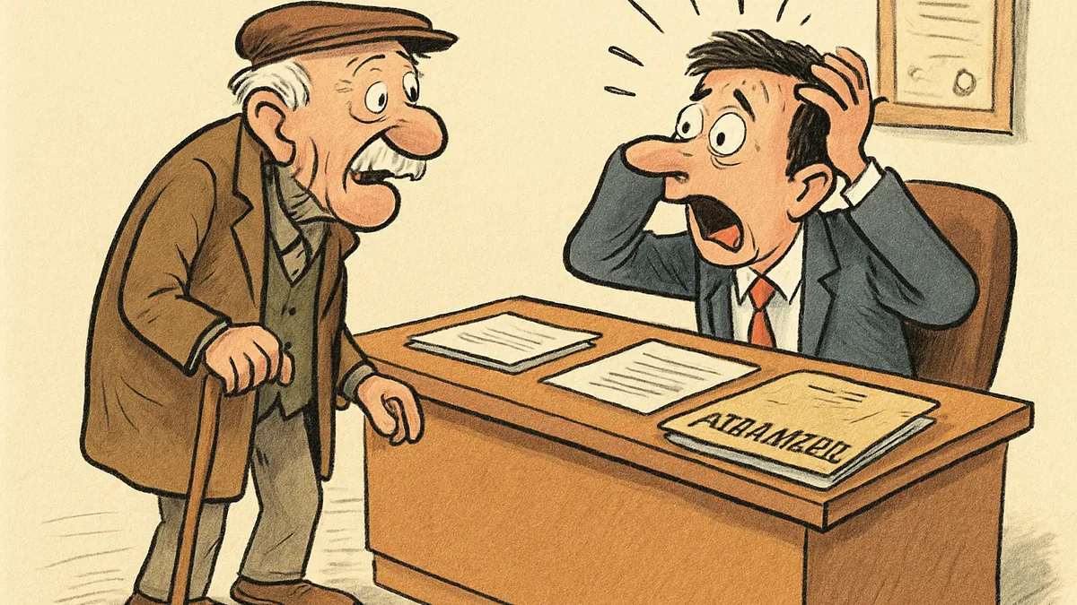 Το ανέκδοτο της ημέρας (23/12): Παππούς 97 ετών ζητά ασφάλεια ζωής