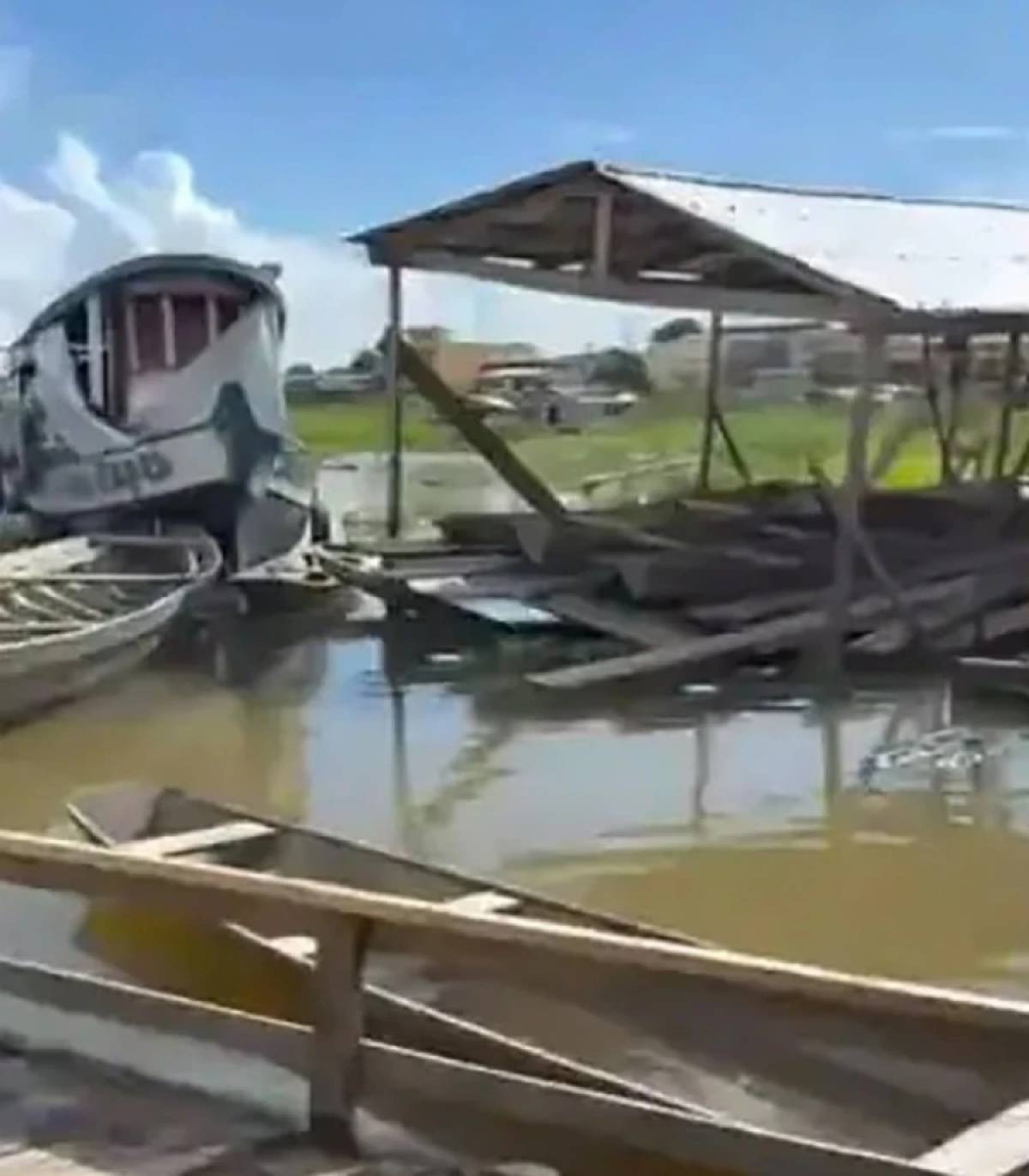 Ποτάμι στον Αμαζόνιο της Βραζιλίας, στο σημείο όπου εκτυλίχθηκε το τραγικό περιστατικό με κορίτσι δύο ετών.