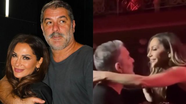 Βασίλης Μπισμπίκης – Δέσποινα Βανδή: Το παθιασμένο φιλί που μοιράστηκαν στο Κέντρο Αθηνών