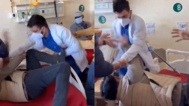 Σοκ στην Ινδία: Γιατρός ξυλοφόρτωσε ασθενή μέσα σε νοσοκομείο γιατί του ζήτησε να είναι ευγενικός