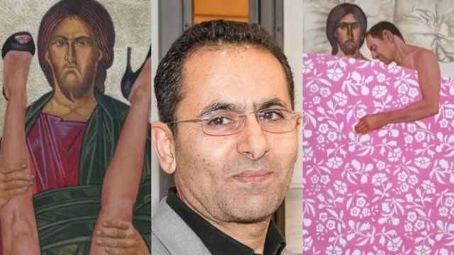 Σάλος με τον πίνακα του ζωγράφου Γαβριήλ – «Τη σήψη της κοινωνίας έπρεπε να την παρουσιάσω μέσα από τα σύμβολα της θρησκείας»