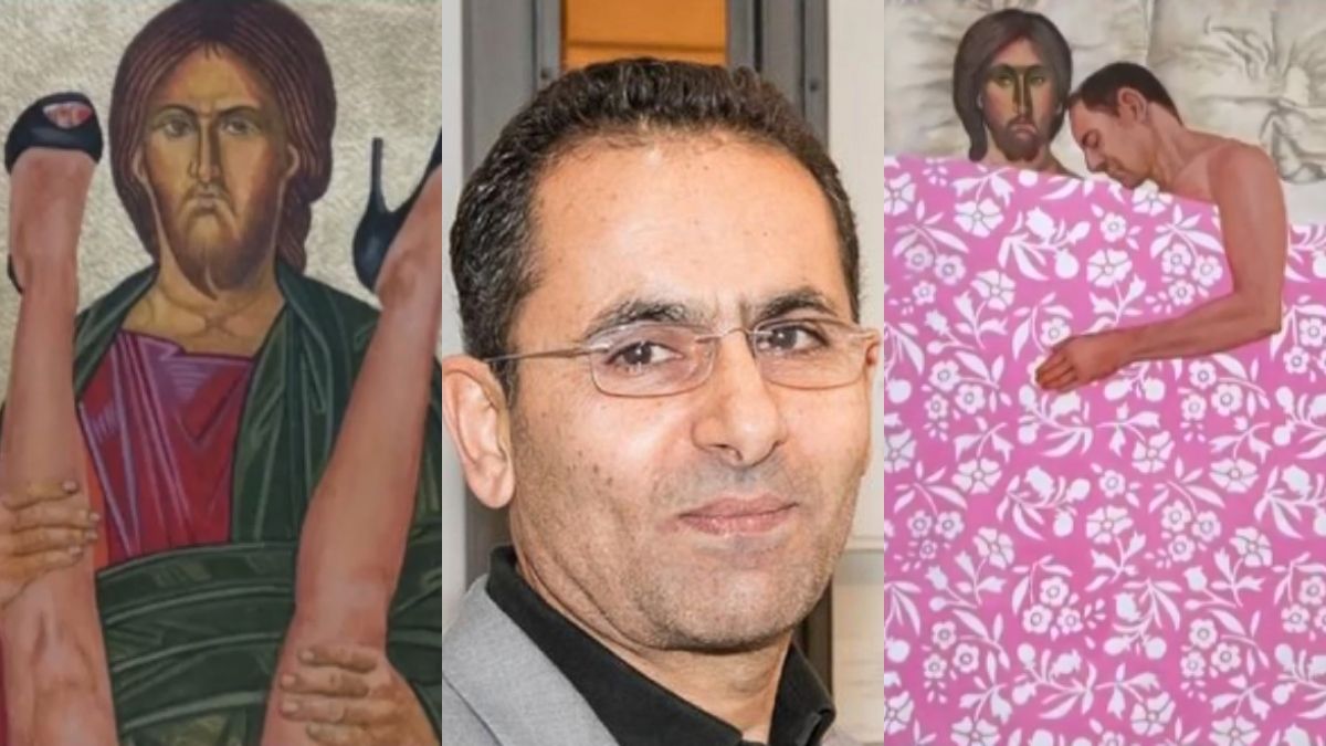 Σάλος με τον πίνακα του ζωγράφου Γαβριήλ – «Τη σήψη της κοινωνίας έπρεπε να την παρουσιάσω μέσα από τα σύμβολα της θρησκείας»